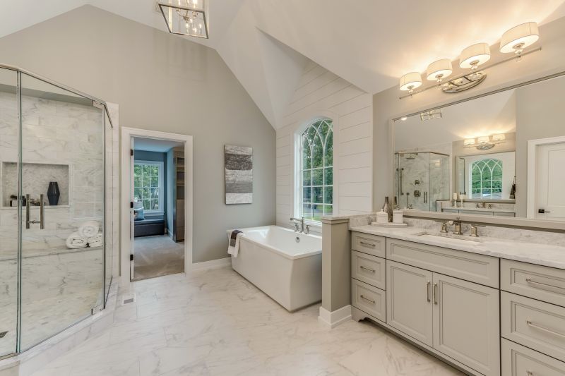 Lighting Fixtures in Master Bathroom